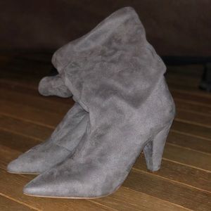 Carlos Santana Suede Dress Booties